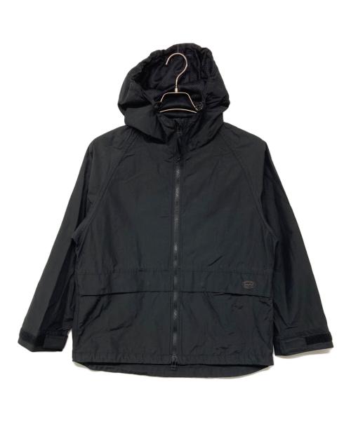 Snow peak（スノーピーク）Snow peak (スノーピーク) Light Mountain Cloth Zip Up Parka ライトマウンテンクロスジップアップパーカー ナイロンジャケット ブラック サイズ:1の古着・服飾アイテム