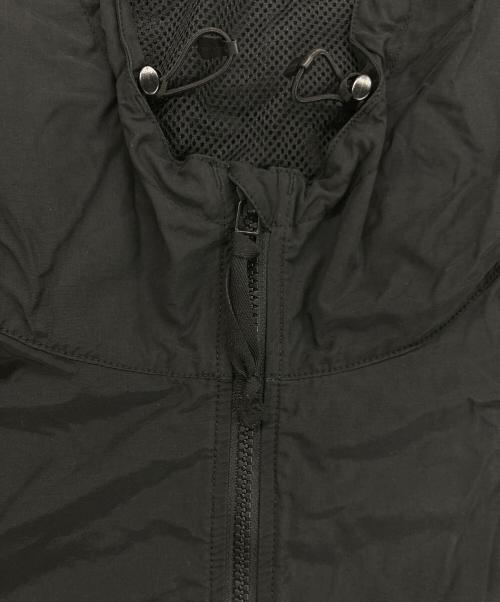 Snow peak（スノーピーク）Snow peak (スノーピーク) Light Mountain Cloth Zip Up Parka ライトマウンテンクロスジップアップパーカー ナイロンジャケット ブラック サイズ:1の古着・服飾アイテム