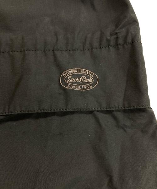 Snow peak（スノーピーク）Snow peak (スノーピーク) Light Mountain Cloth Zip Up Parka ライトマウンテンクロスジップアップパーカー ナイロンジャケット ブラック サイズ:1の古着・服飾アイテム