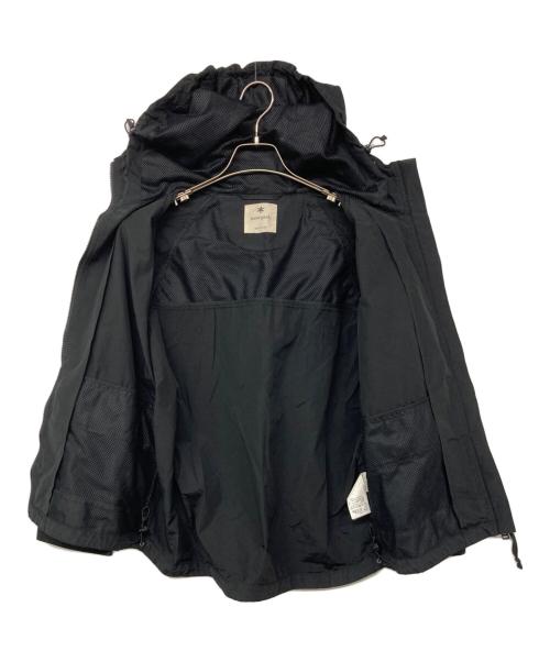 Snow peak（スノーピーク）Snow peak (スノーピーク) Light Mountain Cloth Zip Up Parka ライトマウンテンクロスジップアップパーカー ナイロンジャケット ブラック サイズ:1の古着・服飾アイテム