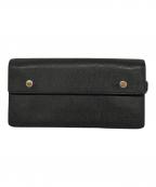 LOUIS VUITTONルイ ヴィトン）の古着「タイガ ポルトフォイユ アコルデオン 長財布」｜ブラック