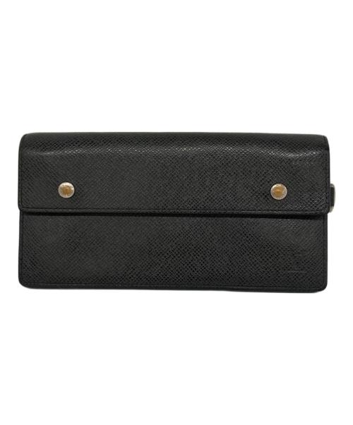 LOUIS VUITTON（ルイ ヴィトン）LOUIS VUITTON (ルイ ヴィトン) タイガ ポルトフォイユ アコルデオン 長財布 ブラックの古着・服飾アイテム