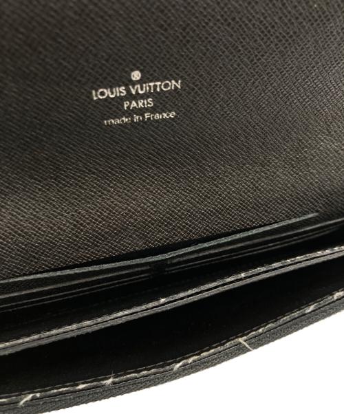 LOUIS VUITTON（ルイ ヴィトン）LOUIS VUITTON (ルイ ヴィトン) タイガ ポルトフォイユ アコルデオン 長財布 ブラックの古着・服飾アイテム