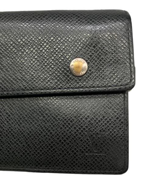 LOUIS VUITTON（ルイ ヴィトン）LOUIS VUITTON (ルイ ヴィトン) タイガ ポルトフォイユ アコルデオン 長財布 ブラックの古着・服飾アイテム