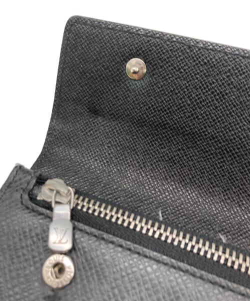 LOUIS VUITTON（ルイ ヴィトン）LOUIS VUITTON (ルイ ヴィトン) タイガ ポルトフォイユ アコルデオン 長財布 ブラックの古着・服飾アイテム