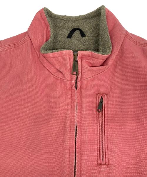 CarHartt（カーハート）CarHartt (カーハート) 裏ボアダックベスト ピンク サイズ:Lの古着・服飾アイテム