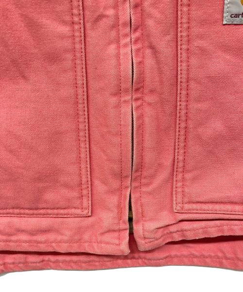 CarHartt（カーハート）CarHartt (カーハート) 裏ボアダックベスト ピンク サイズ:Lの古着・服飾アイテム