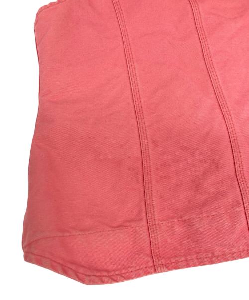 CarHartt（カーハート）CarHartt (カーハート) 裏ボアダックベスト ピンク サイズ:Lの古着・服飾アイテム