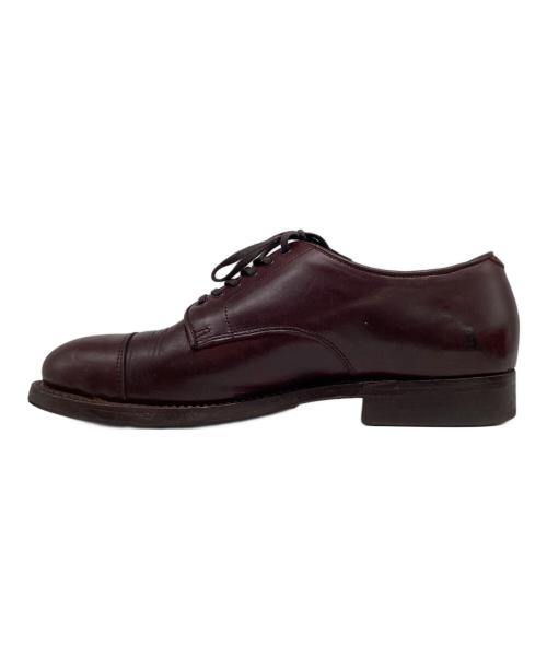 WHEEL ROBE（ウィールローブ）WHEEL ROBE (ウィールローブ) WHEEL ROBE WEINHEIMER STRAIGHT TIP BLUCHER / ワインハイマー  ストレートチップ レザーシューズ バーガンディー サイズ:7 1/2Dの古着・服飾アイテム