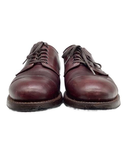 WHEEL ROBE（ウィールローブ）WHEEL ROBE (ウィールローブ) WHEEL ROBE WEINHEIMER STRAIGHT TIP BLUCHER / ワインハイマー  ストレートチップ レザーシューズ バーガンディー サイズ:7 1/2Dの古着・服飾アイテム