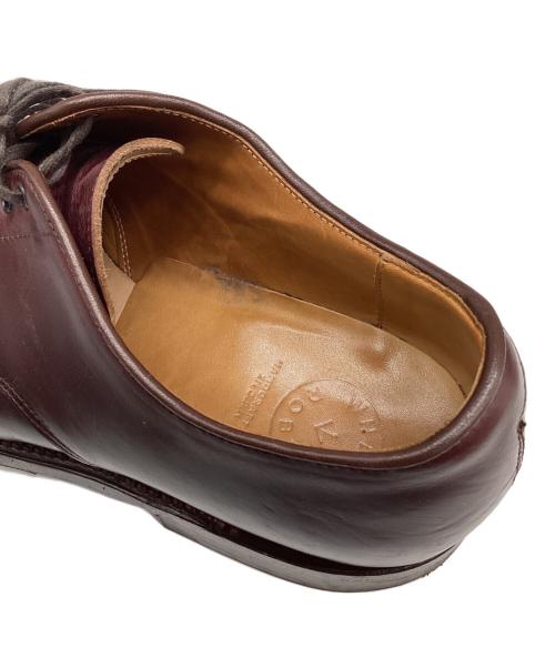 WHEEL ROBE（ウィールローブ）WHEEL ROBE (ウィールローブ) WHEEL ROBE WEINHEIMER STRAIGHT TIP BLUCHER / ワインハイマー  ストレートチップ レザーシューズ バーガンディー サイズ:7 1/2Dの古着・服飾アイテム