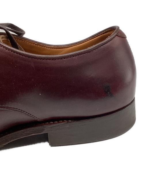 WHEEL ROBE（ウィールローブ）WHEEL ROBE (ウィールローブ) WHEEL ROBE WEINHEIMER STRAIGHT TIP BLUCHER / ワインハイマー  ストレートチップ レザーシューズ バーガンディー サイズ:7 1/2Dの古着・服飾アイテム