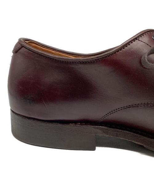 WHEEL ROBE（ウィールローブ）WHEEL ROBE (ウィールローブ) WHEEL ROBE WEINHEIMER STRAIGHT TIP BLUCHER / ワインハイマー  ストレートチップ レザーシューズ バーガンディー サイズ:7 1/2Dの古着・服飾アイテム