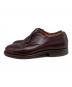 WHEEL ROBE (ウィールローブ) WHEEL ROBE WEINHEIMER STRAIGHT TIP BLUCHER / ワインハイマー  ストレートチップ レザーシューズ バーガンディー サイズ:7 1/2D：16000円