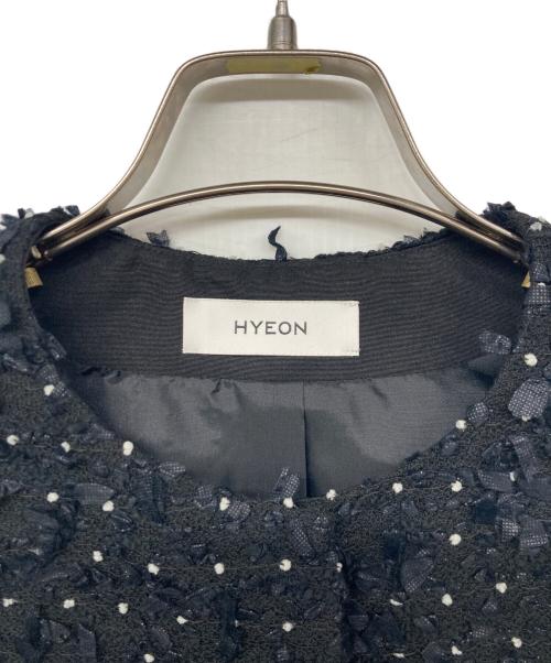 HYEON（ヘヨン）HYEON (ヘヨン) pepper gilet ブラック サイズ:FREEの古着・服飾アイテム