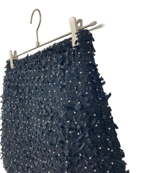 HEYON（ヘヨン）HEYON (ヘヨン) mini wrap skirt ブラック サイズ:Sの古着・服飾アイテム