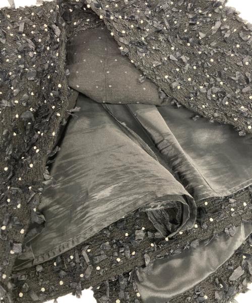 HEYON（ヘヨン）HEYON (ヘヨン) mini wrap skirt ブラック サイズ:Sの古着・服飾アイテム