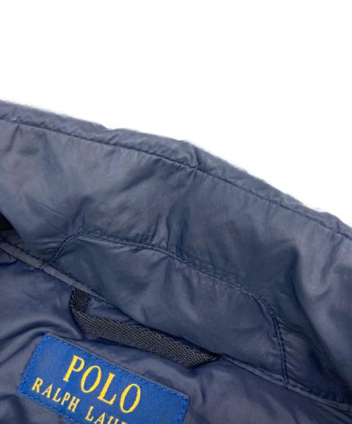 POLO RALPH LAUREN（ポロ・ラルフローレン）POLO RALPH LAUREN (ポロ・ラルフローレン) 2WAYダウンフーデッドジャケット ネイビー サイズ:Lの古着・服飾アイテム