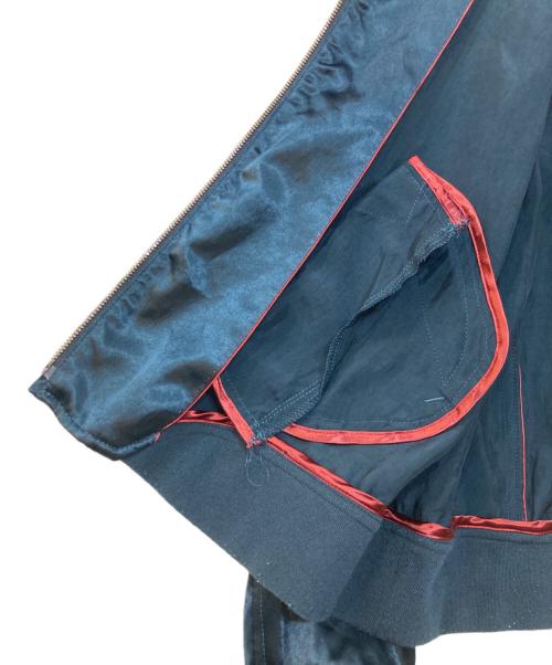 PAUL SMITH（ポールスミス）Paul Smith (ポールスミス) アセテートサテン MA-1 ブルゾン グリーン サイズ:XLの古着・服飾アイテム