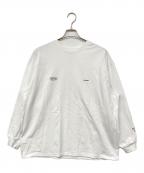 Graphpaper×BENJAMIN EDGERグラフペーパー）の古着「25SS　L/S Oversized Tee」｜ホワイト