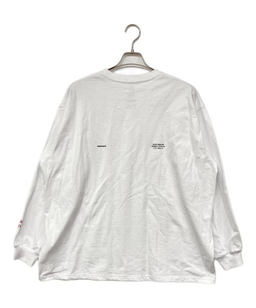 Graphpaper（グラフペーパー）Graphpaper (グラフペーパー) BENJAMIN EDGER 25SS　L/S Oversized Tee ホワイト サイズ:本体に表記なし（タグにS表記あり）の古着・服飾アイテム