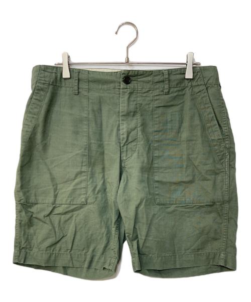 Engineered Garments（エンジニアド ガーメンツ）Engineered Garments (エンジニアド ガーメンツ) リップストップベイカーショーツ グリーン サイズ:Lの古着・服飾アイテム