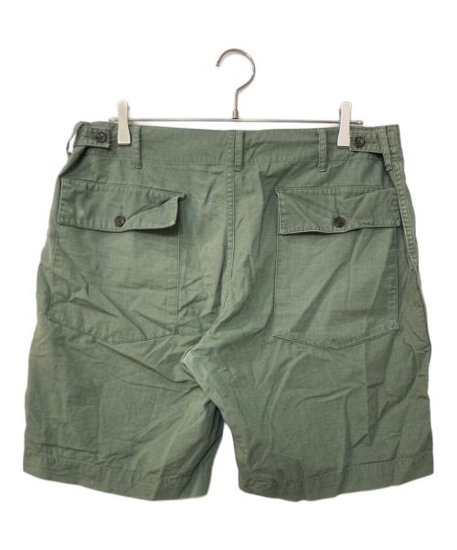 Engineered Garments（エンジニアド ガーメンツ）Engineered Garments (エンジニアド ガーメンツ) リップストップベイカーショーツ グリーン サイズ:Lの古着・服飾アイテム