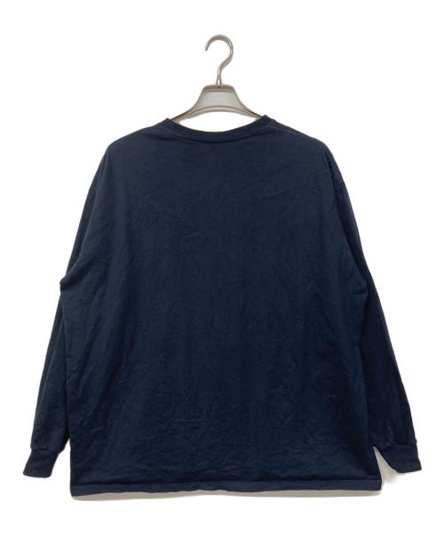 Graphpaper（グラフペーパー）Graphpaper (グラフペーパー) Cotton L/S TEE / ロングスリーブカットソー ネイビー サイズ:Fの古着・服飾アイテム