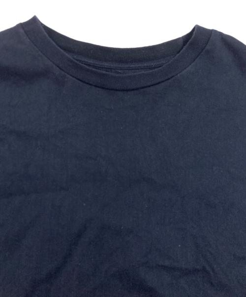 Graphpaper（グラフペーパー）Graphpaper (グラフペーパー) Cotton L/S TEE / ロングスリーブカットソー ネイビー サイズ:Fの古着・服飾アイテム