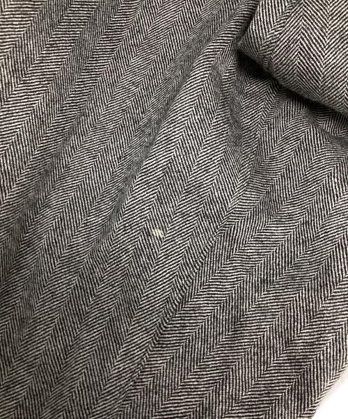 Graphpaper（グラフペーパー）Graphpaper (グラフペーパー) ヘリンボーン ワイド ウール パンツ グレー サイズ:2の古着・服飾アイテム