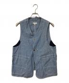 Engineered Garmentsエンジニアド ガーメンツ）の古着「シャンブレーハーフムーンベスト」｜ネイビー