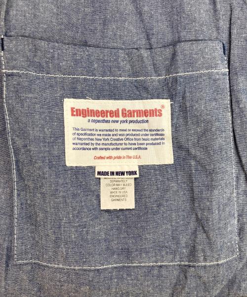 Engineered Garments（エンジニアド ガーメンツ）Engineered Garments (エンジニアド ガーメンツ) シャンブレーハーフムーンベスト ネイビー サイズ:Lの古着・服飾アイテム