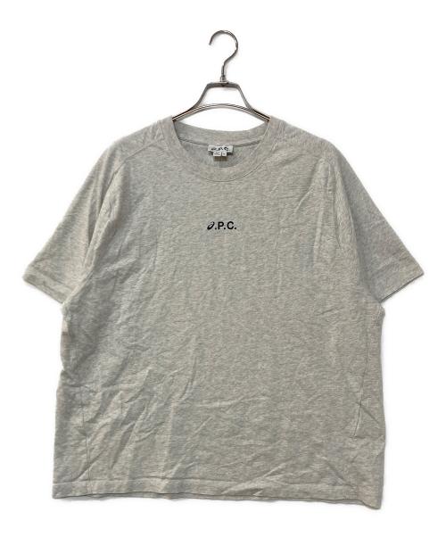 asics（アシックス）asics (アシックス) A.P.C. (アーペーセー) オンコートコレクションコラボTEE グレー サイズ:XXLの古着・服飾アイテム