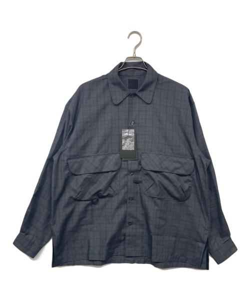 DAIWA PIER39（ダイワ ピア39）DAIWA PIER39 (ダイワ ピア39) TECH SPORTS OPEN COLLAR SHIRT L/S / オープンカラーシャツ グレー サイズ:Lの古着・服飾アイテム