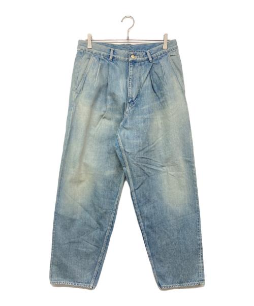 Graphpaper（グラフペーパー）Graphpaper (グラフペーパー) 2タックデニムパンツ インディゴ サイズ:3の古着・服飾アイテム