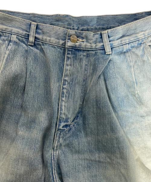 Graphpaper（グラフペーパー）Graphpaper (グラフペーパー) 2タックデニムパンツ インディゴ サイズ:3の古着・服飾アイテム