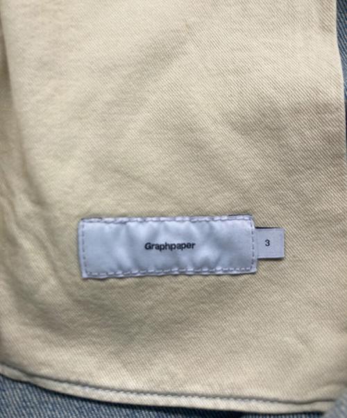 Graphpaper（グラフペーパー）Graphpaper (グラフペーパー) 2タックデニムパンツ インディゴ サイズ:3の古着・服飾アイテム