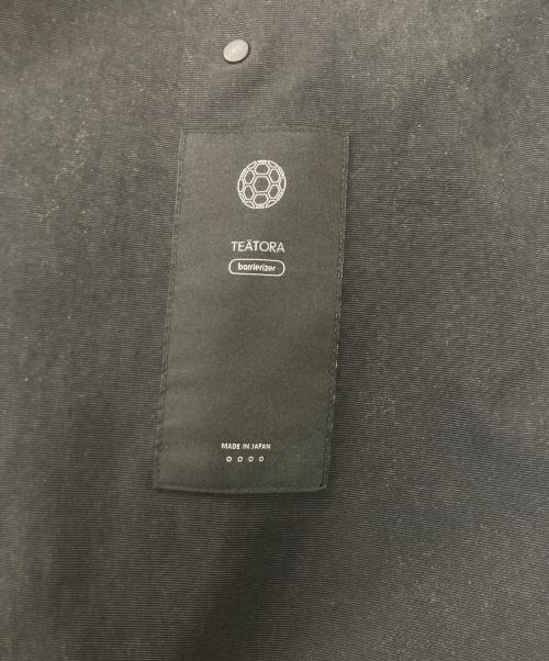 teatora（テアトラ）TEATORA (テアトラ) DATA DOME BR /  データドームフーデッドコート  ブラック サイズ:4の古着・服飾アイテム