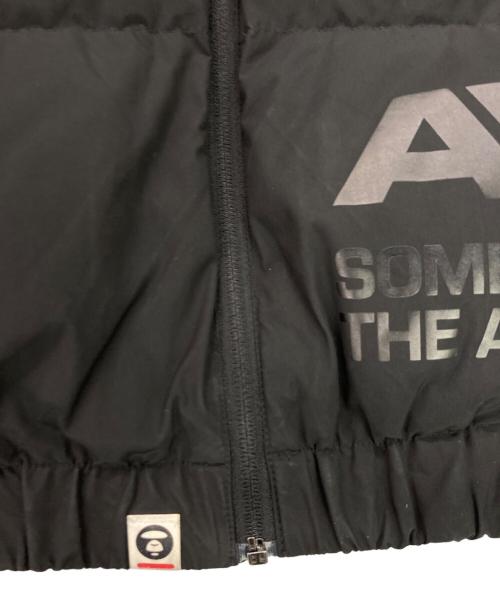 Aape BY A BATHING APE（エーエイプ バイ アベイシングエイプ）Aape BY A BATHING APE (エーエイプ バイ アベイシングエイプ) ダウンベスト ブラック サイズ:Mの古着・服飾アイテム