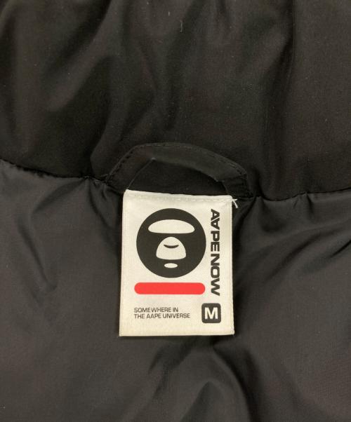Aape BY A BATHING APE（エーエイプ バイ アベイシングエイプ）Aape BY A BATHING APE (エーエイプ バイ アベイシングエイプ) ダウンベスト ブラック サイズ:Mの古着・服飾アイテム