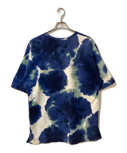 ISSEY MIYAKE MEN（イッセイミヤケメン）ISSEY MIYAKE MEN (イッセイミヤケメン) 手捺染オーバーサイズTシャツ ブルー サイズ:記載なしの古着・服飾アイテム