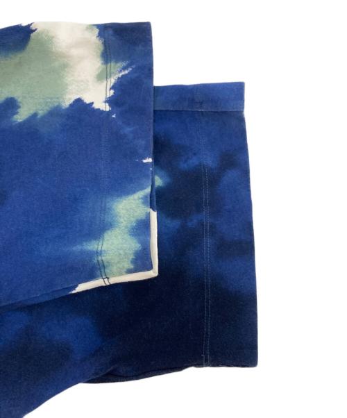 ISSEY MIYAKE MEN（イッセイミヤケメン）ISSEY MIYAKE MEN (イッセイミヤケメン) 手捺染オーバーサイズTシャツ ブルー サイズ:記載なしの古着・服飾アイテム