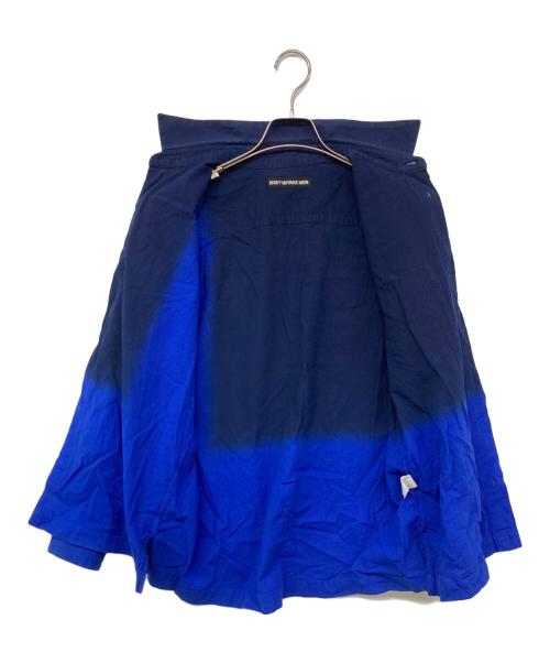 ISSEY MIYAKE MEN（イッセイミヤケメン）ISSEY MIYAKE MEN (イッセイミヤケメン) 板染めグラデーションシャツ ネイビー サイズ:1の古着・服飾アイテム