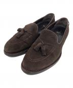 Jalan Sriwijayaジャランスリウァヤ）の古着「9881Tirta DARK BROWN SUEDE / ティルタ タッセルローファー」｜ブラウン