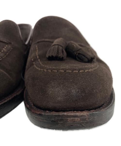 Jalan Sriwijaya（ジャランスリウァヤ）Jalan Sriwijaya (ジャランスリウァヤ) 9881Tirta DARK BROWN SUEDE / ティルタ タッセルローファー ブラウン サイズ:8の古着・服飾アイテム