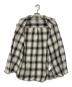 中古・古着 SEQUEL (シークエル) OMBRE CHECK BIG SIZE SHIRT / オンブレチェックビッグシャツ グレー サイズ:M：9000円