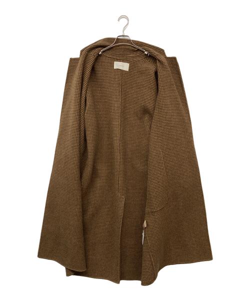 TODAYFUL（トゥデイフル）TODAYFUL (トゥデイフル) Over Check Coat  オーバーチェックコート 千鳥格子チェスターコート ブラウン サイズ:38の古着・服飾アイテム