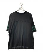 REMI RELIEFレミレリーフ）の古着「SP加工R/C天竺フットボールT(14)」｜ブラック