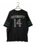 REMI RELIEF (レミレリーフ) SP加工R/C天竺フットボールT(14) ブラック サイズ:S：5000円