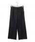maison kitsune（メゾンキツネ）の古着「ツイルストレートレッグパンツ」｜ブラック
